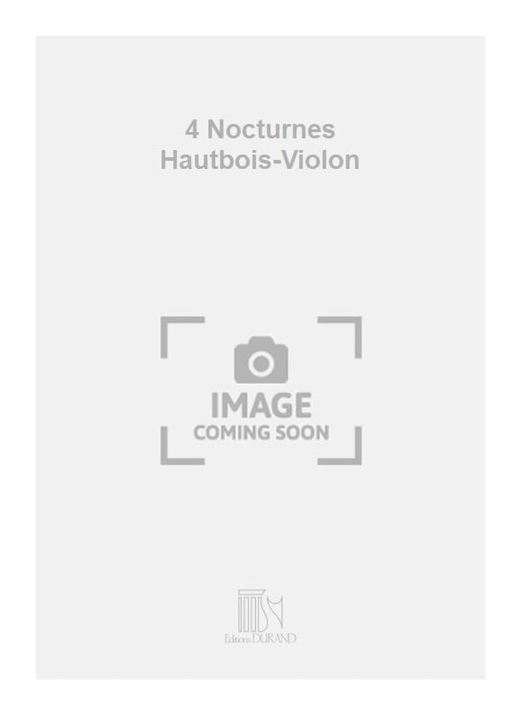 4 Nocturnes Hautbois-Violon